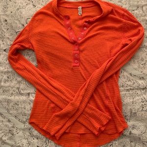 Free People Henley Top